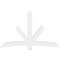 Ekena Millwork Alberta Architectural Grade PVC Gable Bracket, 84"W x 52 1/2"H x 4"D x 6"F, 15/12 Pitch GBP084X53X0406ALB00 - alternate 4